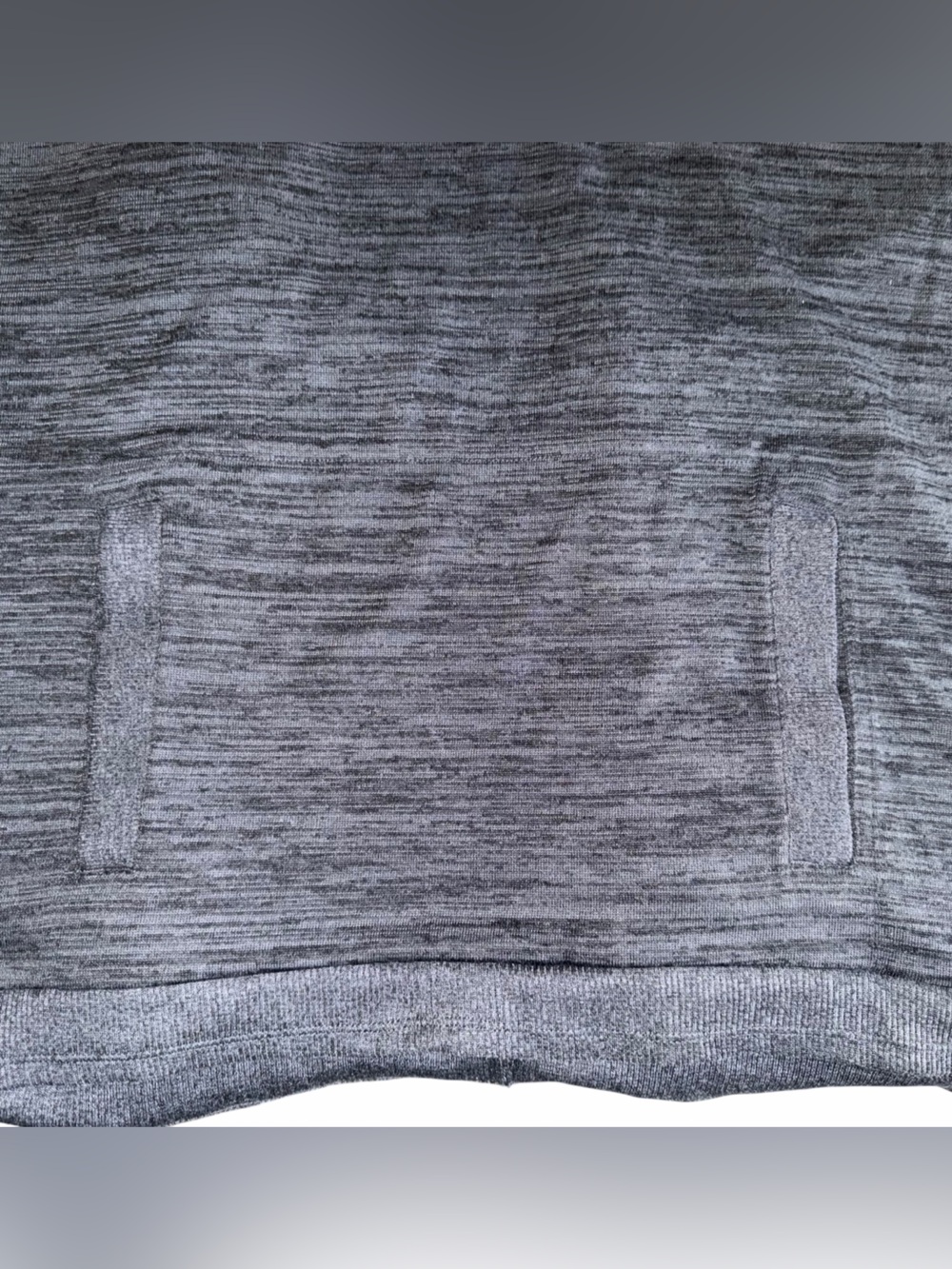 Athleta Blissful Poncho Hoodie Womens L Gray Space Dye Oversized Cowl Neck - Picture 6 of 9